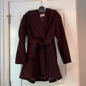 Trina by Trina Turk Amelia Wool-Blend Wrap Coat